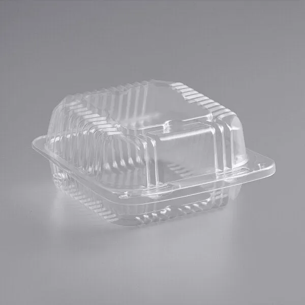 TAKE-OUT/Container Sandwich, Clear, 500/cs-Food Service