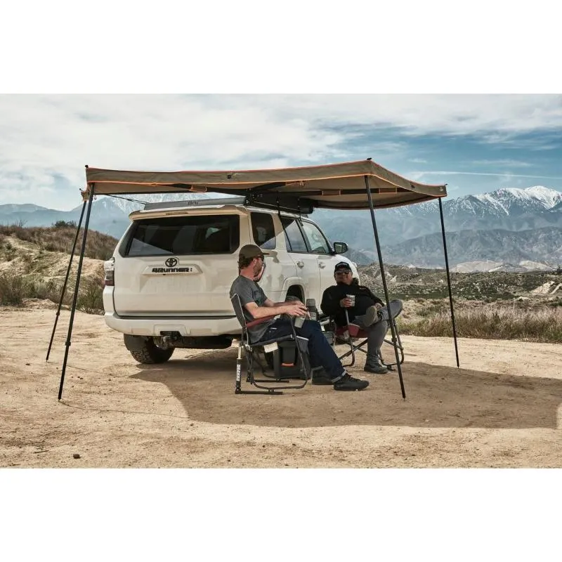 Tuff Stuff Overland 270 Degree Awning, Compact, Driver Side, C-Channel Aluminum, Olive