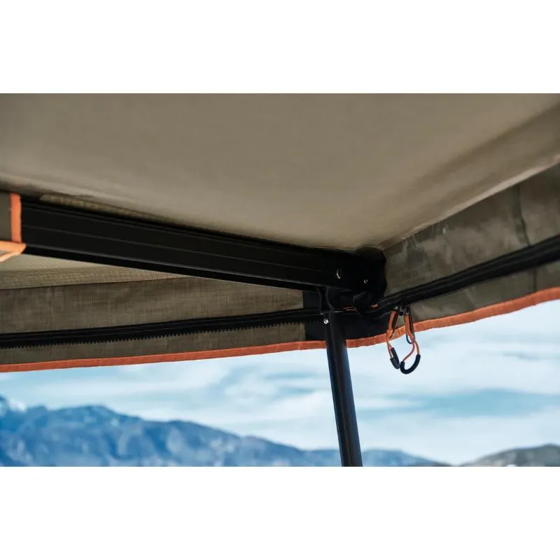 Tuff Stuff Overland 270 Degree Awning, Compact, Driver Side, C-Channel Aluminum, Olive