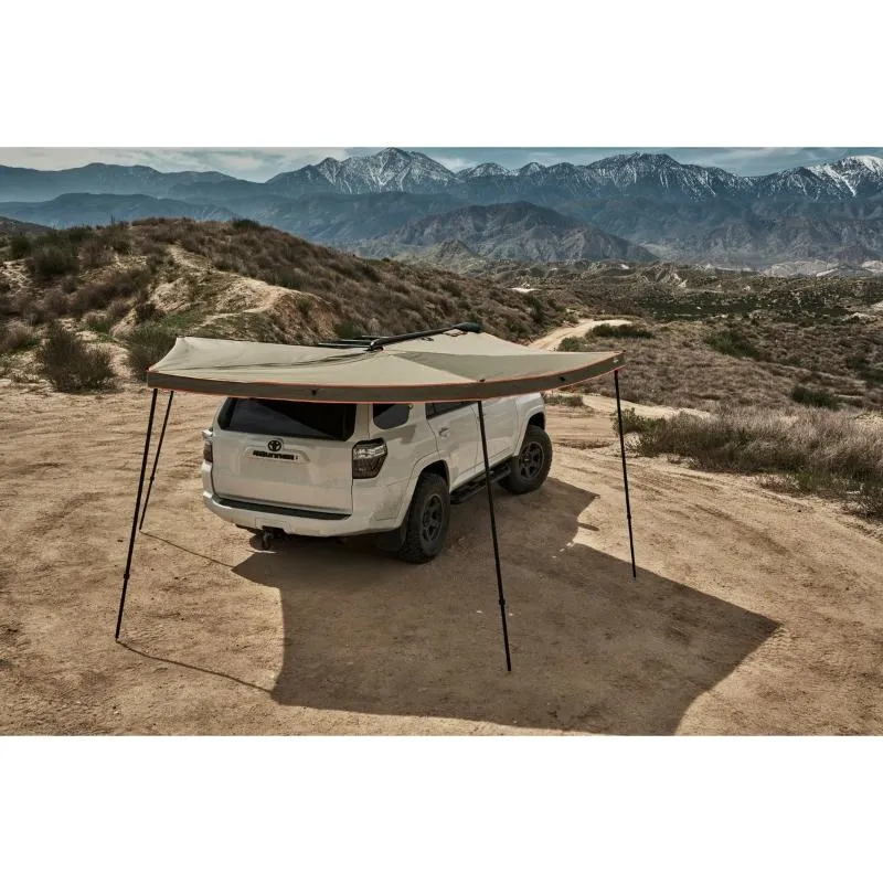 Tuff Stuff Overland 270 Degree Awning, Compact, Driver Side, C-Channel Aluminum, Olive