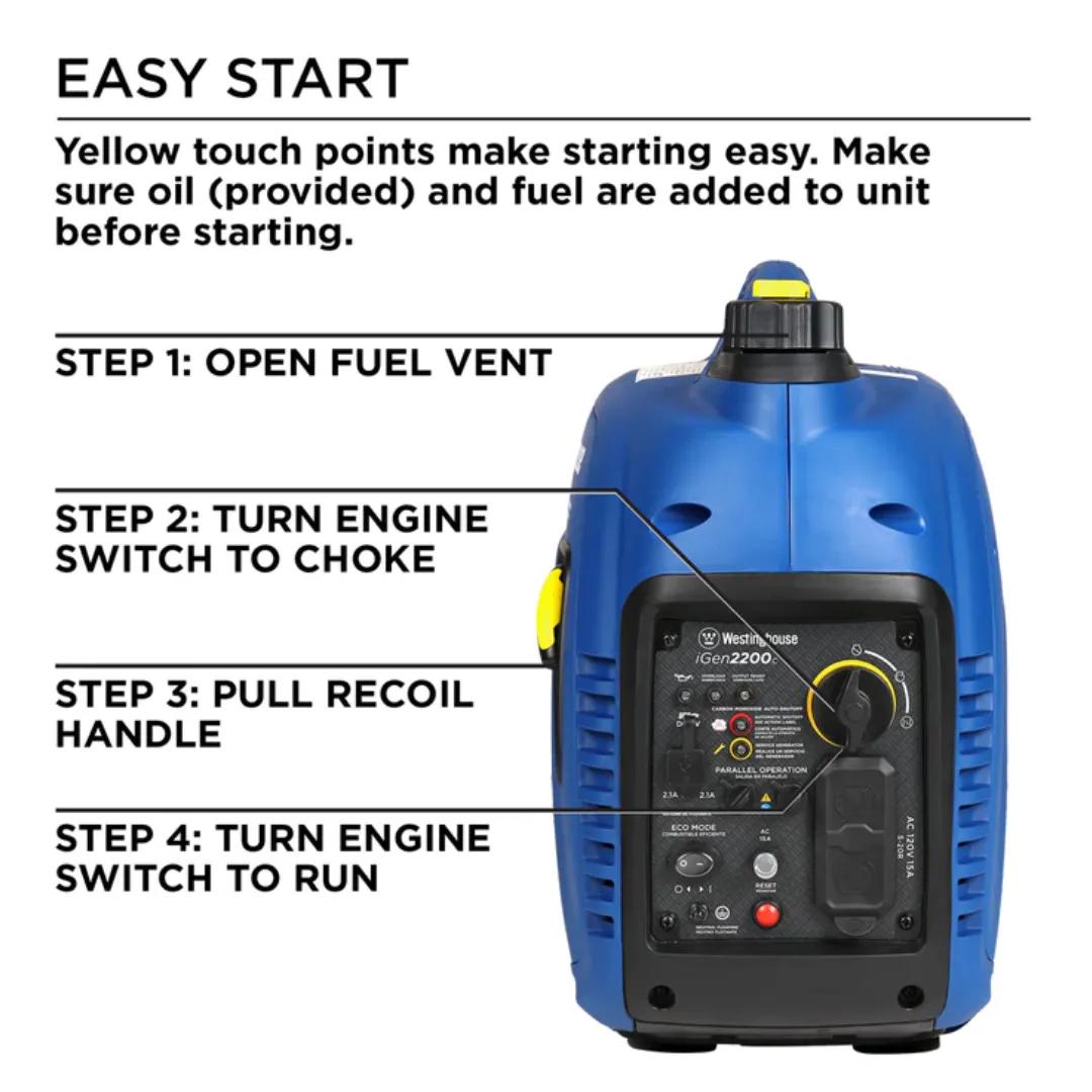 Westinghouse iGen 2200c Inverter Generator