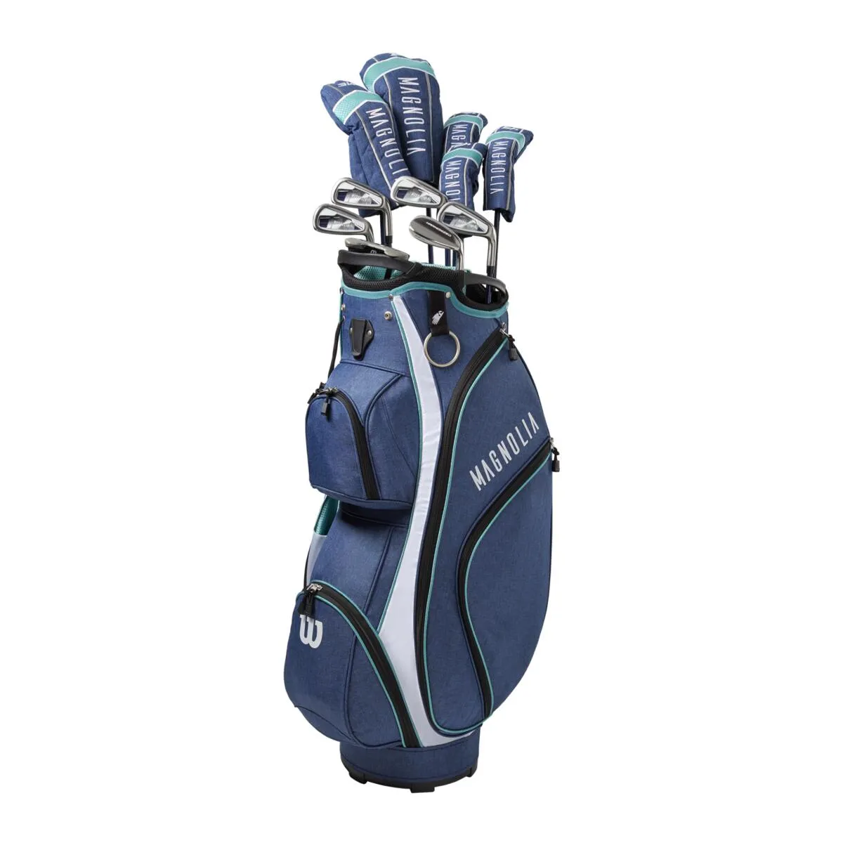 Wilson Ladies Magnolia Navy Aqua Complete Golf Box Set