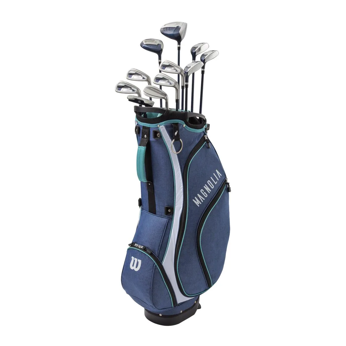 Wilson Ladies Magnolia Navy Aqua Complete Golf Box Set