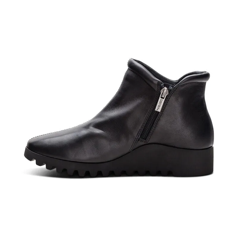 WOMEN'S AETREX ZOEY BOOT | BLACK LEATHER