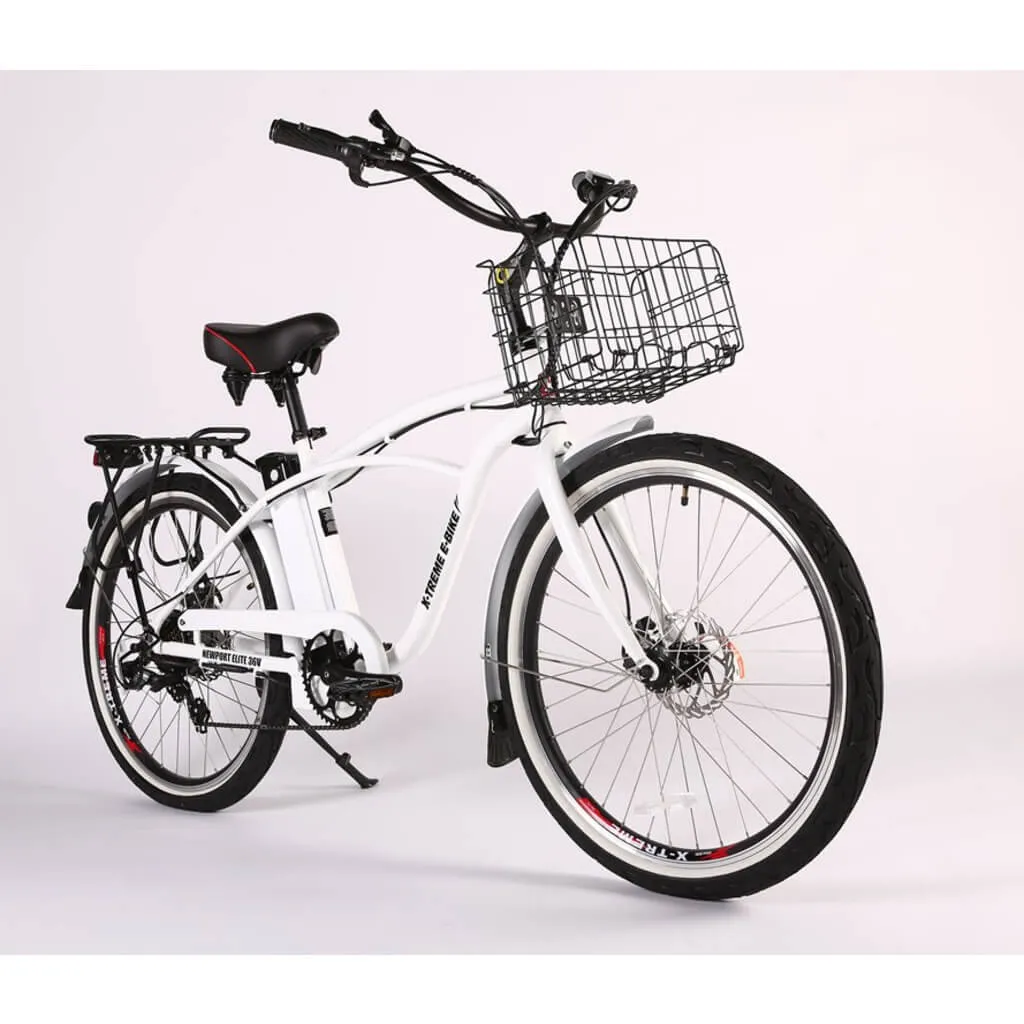 X-Treme Newport Elite Max 36V 350W Beach Cruiser Electric Bike