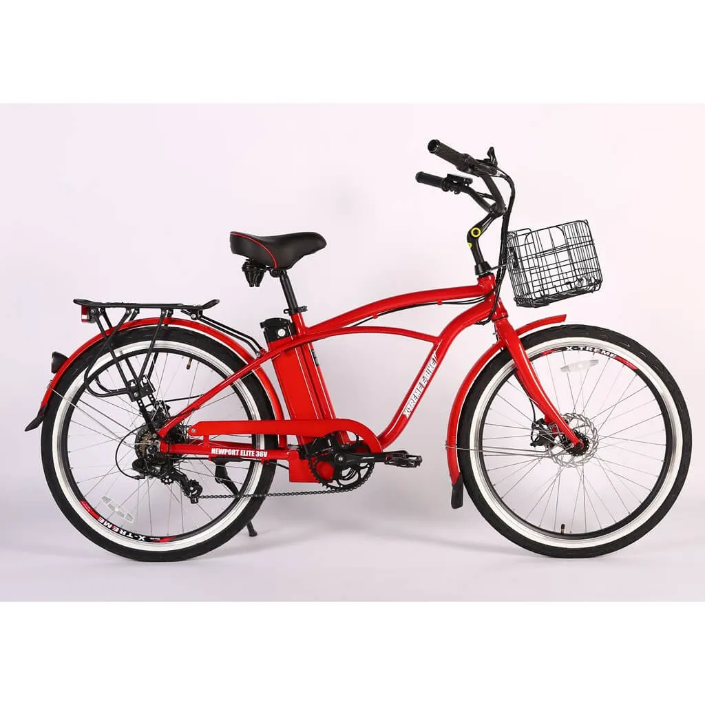 X-Treme Newport Elite Max 36V 350W Beach Cruiser Electric Bike