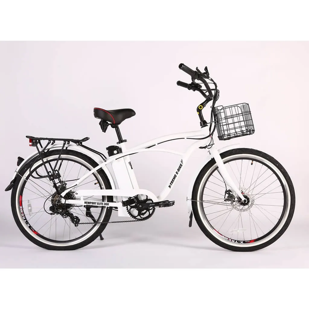 X-Treme Newport Elite Max 36V 350W Beach Cruiser Electric Bike