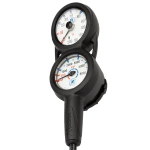 XS Scuba QuikVu Pressure, Depth and Compass Console - Imperial